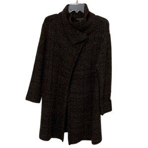 Eileen Fisher Wool Alpaca Knit Duster Jacket Womens Size Small Chunky